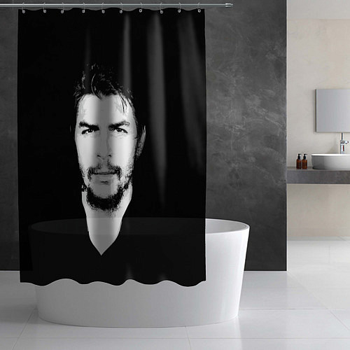 Шторка для ванной Че Гевара / 3D-принт – фото 2