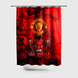 Шторка для душа Manchester United, цвет: 3D-принт