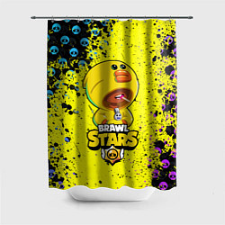 Шторка для душа Brawl Stars SALLY LEON, цвет: 3D-принт