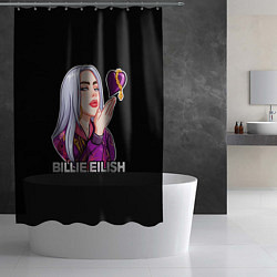 Шторка для душа BILLIE EILISH, цвет: 3D-принт — фото 2