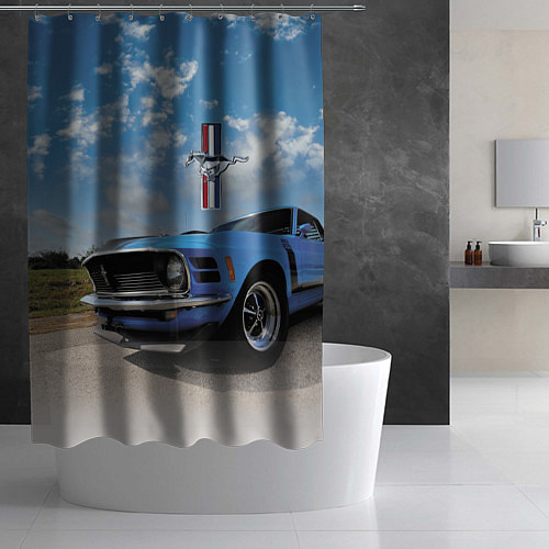 Шторка для ванной Mustang / 3D-принт – фото 2