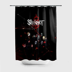 Шторка для душа Slipknot, цвет: 3D-принт