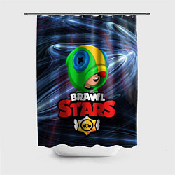 Шторка для душа Brawl Stars - Leon, цвет: 3D-принт