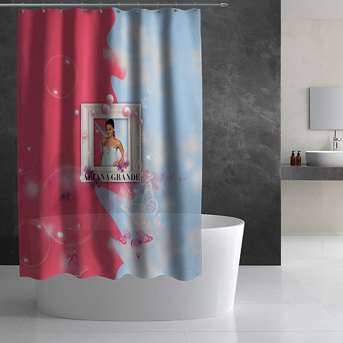 Шторка для ванной ARIANA GRANDE / 3D-принт – фото 2