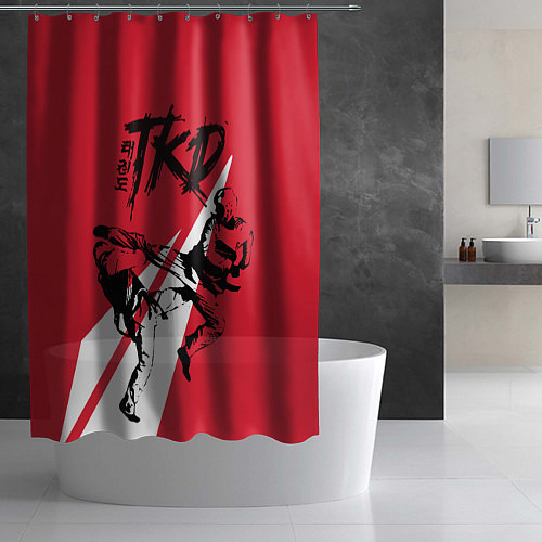 Шторка для ванной Taekwondo / 3D-принт – фото 2