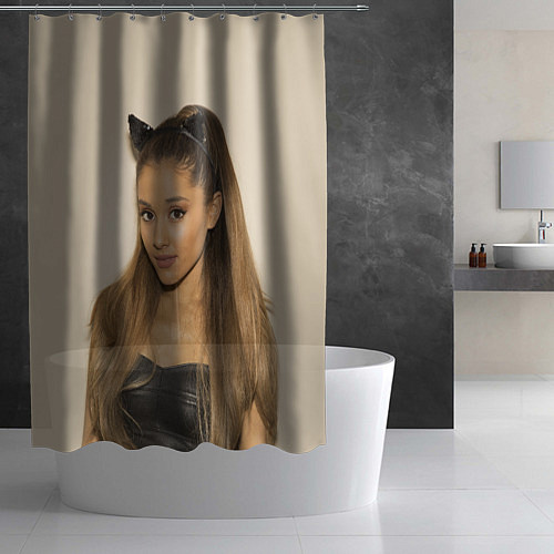 Шторка для ванной Ariana Grande Ариана Гранде / 3D-принт – фото 2