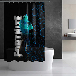 Шторка для душа Fortnite 003, цвет: 3D-принт — фото 2