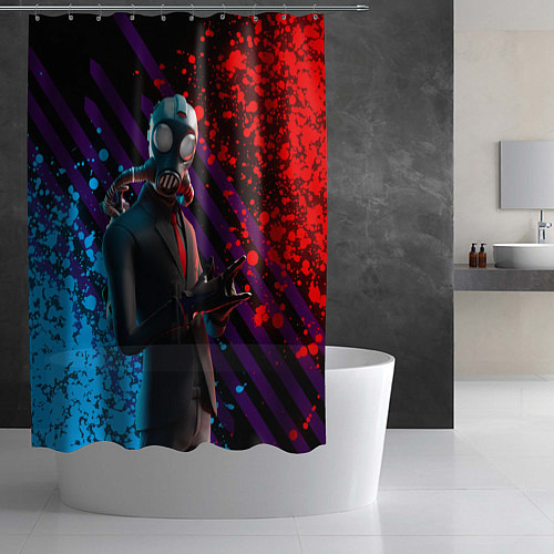 Шторка для ванной Fortnite 004 / 3D-принт – фото 2