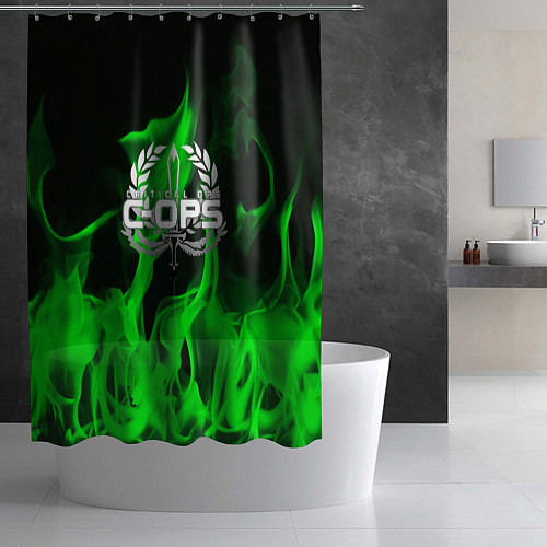 Шторка для ванной C-OPSCRITICAL OPS / 3D-принт – фото 2