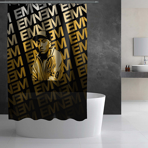 Шторка для ванной Eminem / 3D-принт – фото 2
