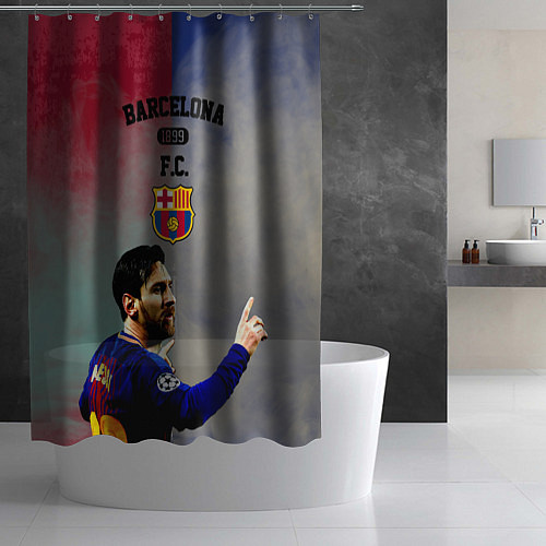 Шторка для ванной Messi / 3D-принт – фото 2