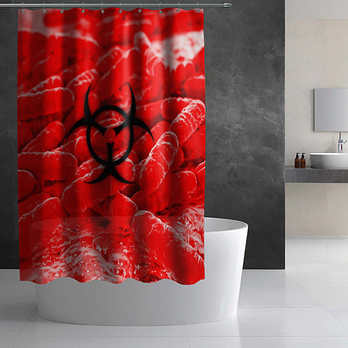 Шторка для ванной PLAGUE INCBIOHAZARD / 3D-принт – фото 2
