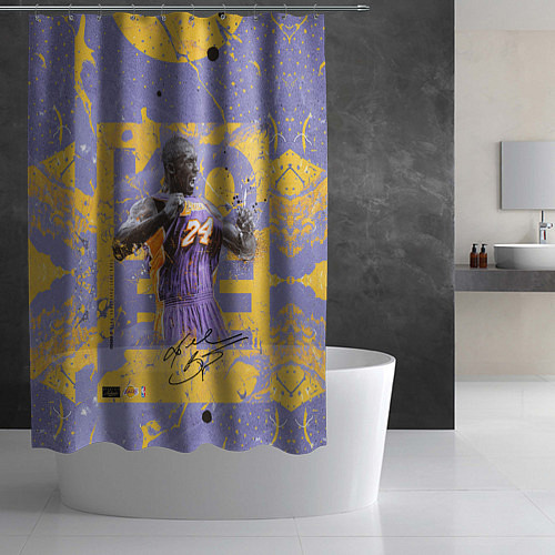 Шторка для ванной Kobe Bryant / 3D-принт – фото 2