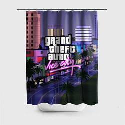 Шторка для душа Grand Theft Auto Vice City, цвет: 3D-принт