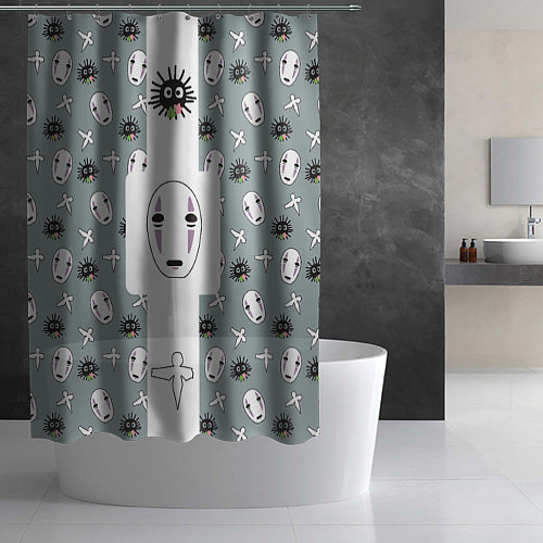 Шторка для ванной Аниме Унесенные призраками / 3D-принт – фото 2