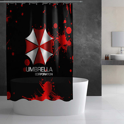 Шторка для ванной UMBRELLA CORP / 3D-принт – фото 2