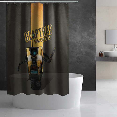 Шторка для ванной Claptrap / 3D-принт – фото 2