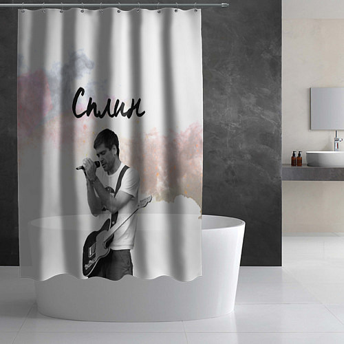 Шторка для ванной Сплин / 3D-принт – фото 2