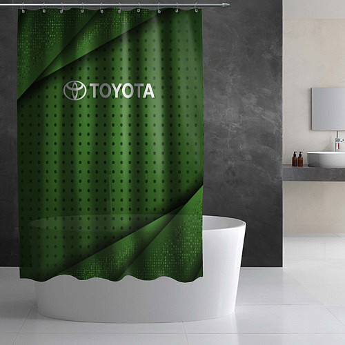 Шторка для ванной TOYOTA / 3D-принт – фото 2