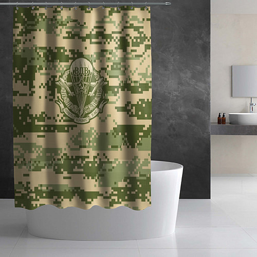Шторка для ванной ВДВ СССР / 3D-принт – фото 2