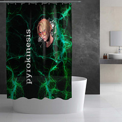 Шторка для душа Pyrokinesis, цвет: 3D-принт — фото 2