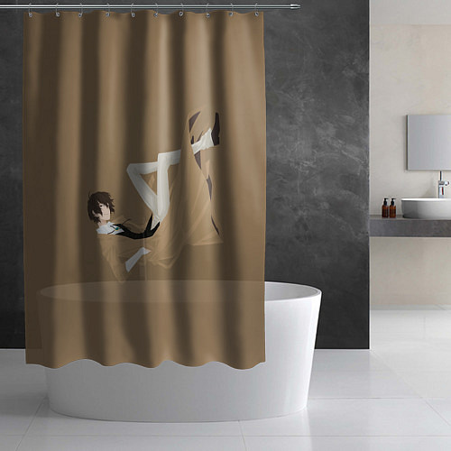 Шторка для ванной Osamu Dazai / 3D-принт – фото 2