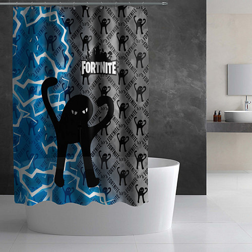 Шторка для ванной ЪУЪ FORTNITE / 3D-принт – фото 2