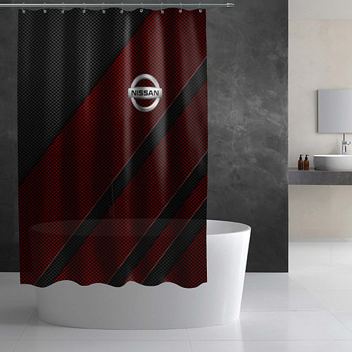 Шторка для ванной Nissan / 3D-принт – фото 2