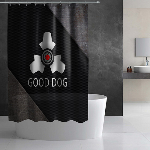 Шторка для ванной HL good dog / 3D-принт – фото 2