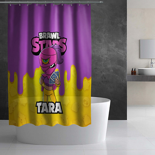 Шторка для ванной BRAWL STARS TARA / 3D-принт – фото 2