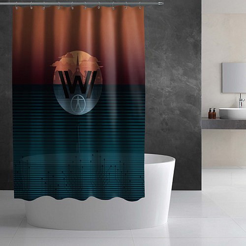 Шторка для ванной Westworld / 3D-принт – фото 2