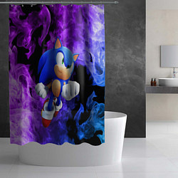 Шторка для душа SONIC, цвет: 3D-принт — фото 2
