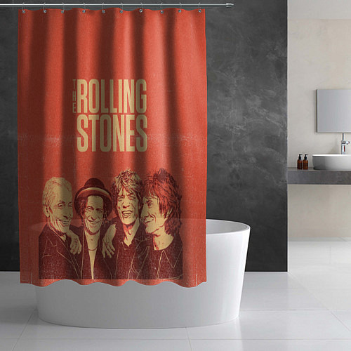Шторка для ванной The Rolling Stones / 3D-принт – фото 2