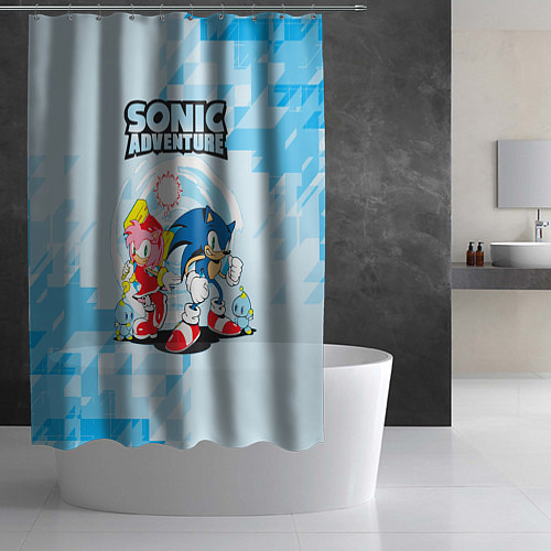 Шторка для ванной Sonik / 3D-принт – фото 2