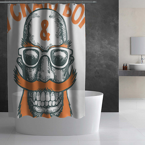 Шторка для ванной Мужчинам / 3D-принт – фото 2