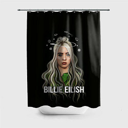 Шторка для душа BILLIE EILISH, цвет: 3D-принт