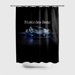 Шторка для душа MERCEDES, цвет: 3D-принт