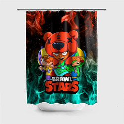 Шторка для душа BRAWL STARS NITA, цвет: 3D-принт