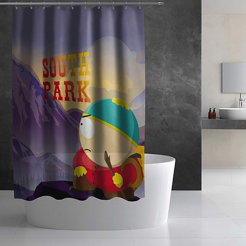 Шторка для ванной South Park Картмен / 3D-принт – фото 2