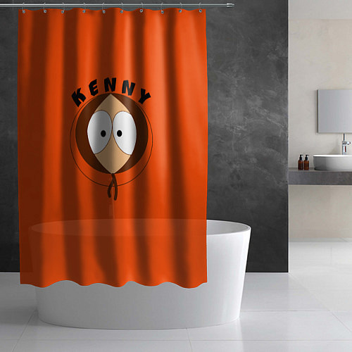Шторка для ванной KENNY / 3D-принт – фото 2