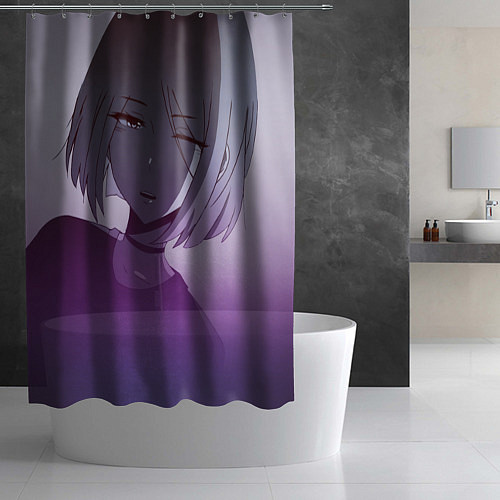 Шторка для ванной Аниме / 3D-принт – фото 2
