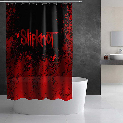 Шторка для ванной Slipknot 9 / 3D-принт – фото 2