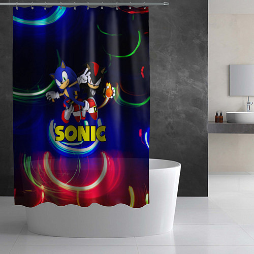 Шторка для ванной SONIC / 3D-принт – фото 2