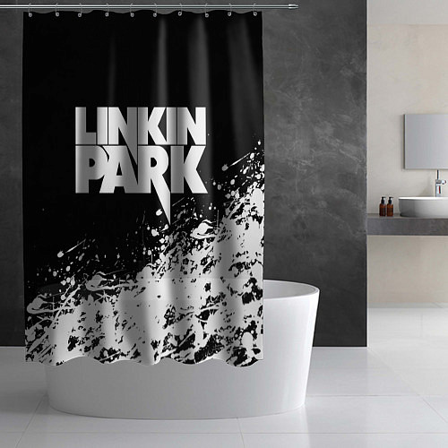 Шторка для ванной LINKIN PARK 4 / 3D-принт – фото 2