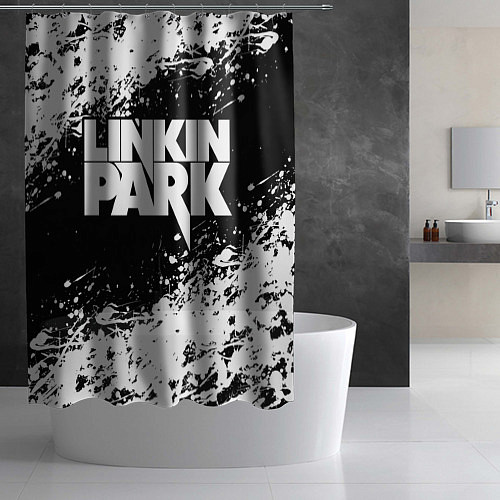 Шторка для ванной LINKIN PARK 5 / 3D-принт – фото 2