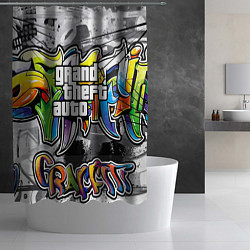 Шторка для душа GTA, цвет: 3D-принт — фото 2
