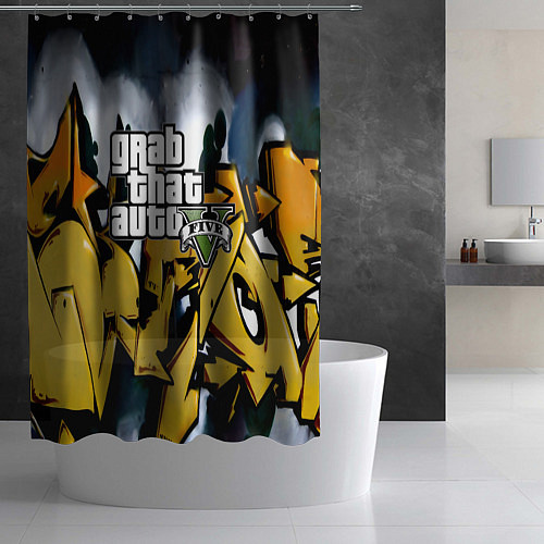 Шторка для ванной GTA5 / 3D-принт – фото 2