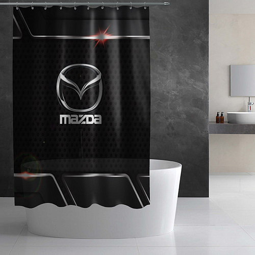 Шторка для ванной MAZDA / 3D-принт – фото 2