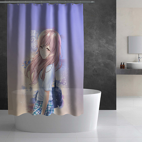 Шторка для ванной Silent Voice / 3D-принт – фото 2