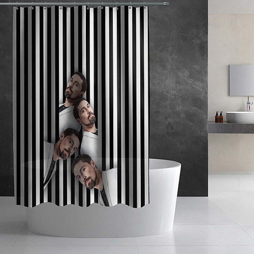 Шторка для ванной Дима Билин / 3D-принт – фото 2